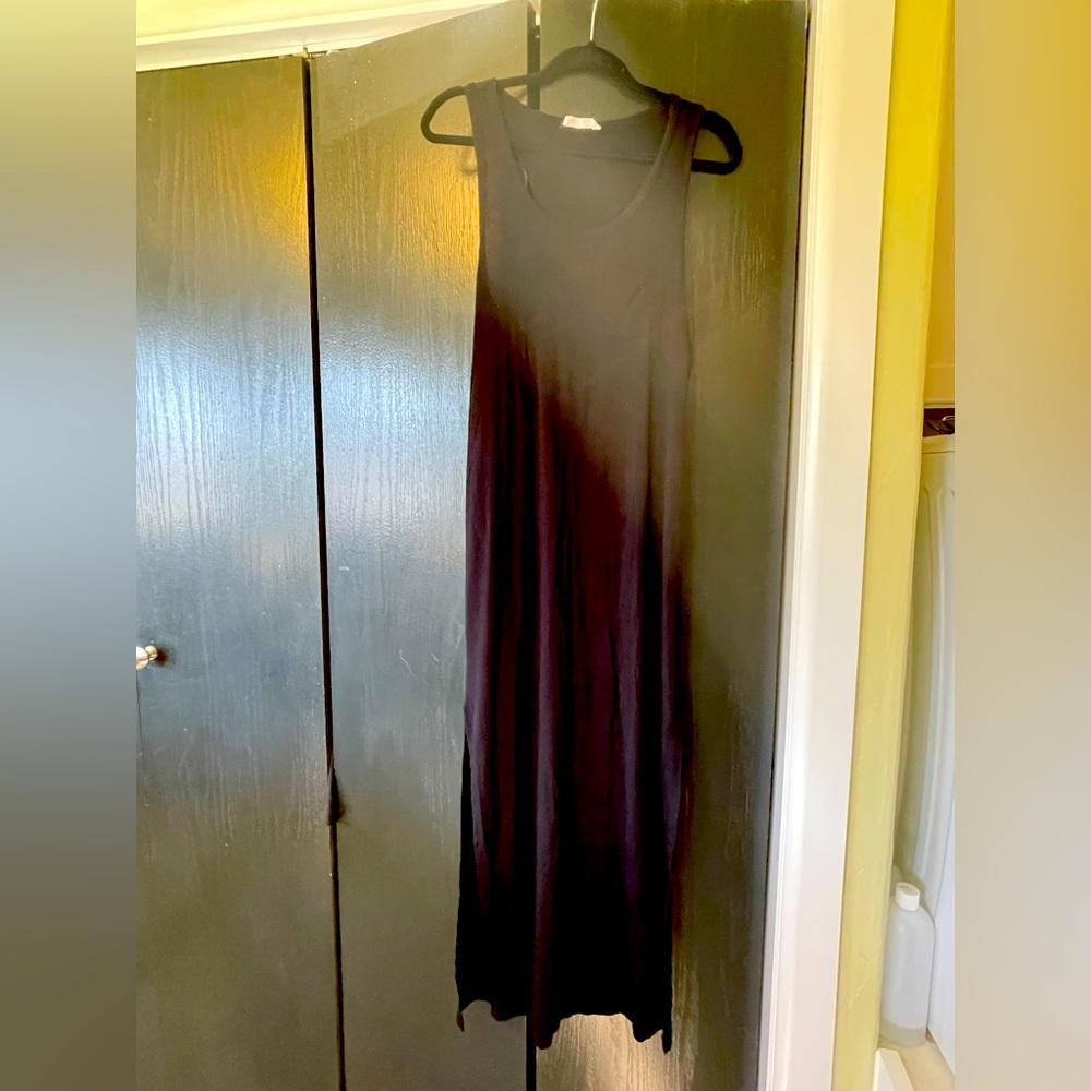 Black maxi dress